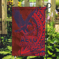 Samoa Pago Pago Aeto Garden Flag Wingstyle Red-Blue Color - Polynesian Pride