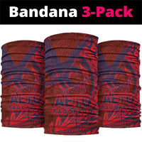 American Samoa Pago Pago Aeto Neck Gaiter Wingstyle Red-Blue Color LT03