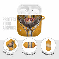Samoa Pago Pago Aeto AirPods Case Bald Eagle with Polynesian Art Tattoos - Polynesian Pride