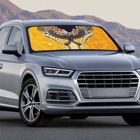 Samoa Pago Pago Aeto Auto Sun Shade Bald Eagle with Polynesian Art Tattoos - Polynesian Pride