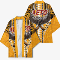 Samoa Pago Pago Aeto Kimono Bald Eagle with Polynesian Art Tattoos - Polynesian Pride