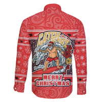 new-zealand-christmas-family-matching-summer-maxi-dress-and-hawaiian-shirt-santa-catch-the-wave-maori-pattern-retro-style