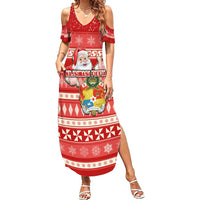 custom-tonga-christmas-summer-maxi-dress-the-santa-coat-of-arms-with-ngatu-and-snow-pattern