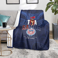 Rugby Toa Samoa Blanket Champions Six Eight Five - Polynesian Pride