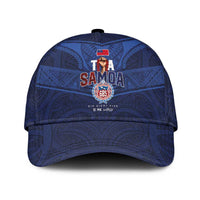 Custom Toa Samoa Rugby Classic Cap Champions Six Eight Five - Polynesian Pride