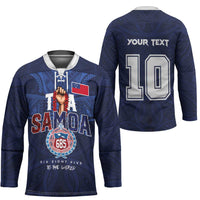Custom Rugby Toa Samoa Hockey Jersey Champions Six Eight Five LT03 - Polynesian Pride