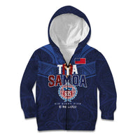 Custom Rugby Toa Samoa Kid Hoodie Champions Six Eight Five - Polynesian Pride