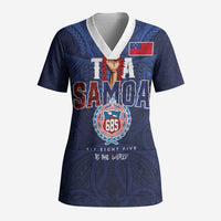 Custom Rugby Toa Samoa Scrub Top Champions Six Eight Five - Polynesian Pride