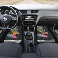 Hawaii Pineapple Surfing With Kakau Tribal Car Mats LT03 - Polynesian Pride