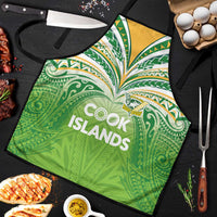 Cook Islands Rugby League Apron Tatau Tribal Motifs-Light Green Color - Polynesian Pride