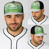 Cook Islands Rugby League Baseball Net Cap Tatau Tribal Motifs-Light Green Color - Polynesian Pride