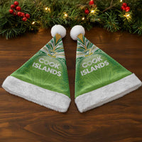 Cook Islands Rugby League Christmas Santa Hat Tatau Tribal Motifs-Light Green Color - Polynesian Pride
