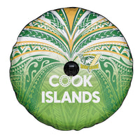 Cook Islands Rugby League Spare Tire Cover Tatau Tribal Motifs-Light Green Color - Polynesian Pride