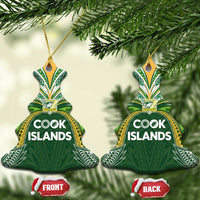 Cook Islands Rugby League Ceramic Ornament Tatau Tribal Motifs-Dark Green Color - Polynesian Pride