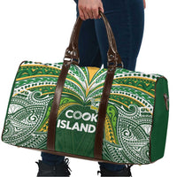 Cook Islands Rugby League Travel Bag Tatau Tribal Motifs-Dark Green Color - Polynesian Pride