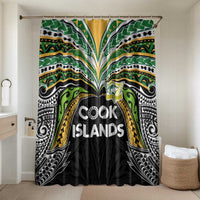 Cook Islands Rugby League Bathroom Set Tatau Tribal Motifs-Black Color - Polynesian Pride