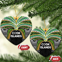 Cook Islands Rugby League Ceramic Ornament Tatau Tribal Motifs-Black Color - Polynesian Pride
