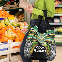Cook Islands Rugby League Grocery Bag Tatau Tribal Motifs-Black Color - Polynesian Pride