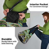 Cook Islands Rugby League Grocery Bag Tatau Tribal Motifs-Black Color - Polynesian Pride