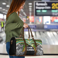 Cook Islands Rugby League Travel Bag Tatau Tribal Motifs-Black Color - Polynesian Pride