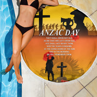 New Zealand and Australia ANZAC Day Beach Blanket Gallipoli Lest We Forget LT03 - Polynesian Pride