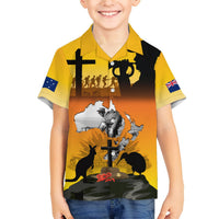 New Zealand and Australia ANZAC Day Hawaiian Shirt Gallipoli Lest We Forget LT03 - Polynesian Pride