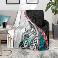 New Zealand Blanket Manaia Fern and Koru Maori Pattern