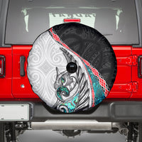 New Zealand Spare Tire Cover Manaia Fern and Koru Maori Pattern LT03 - Polynesian Pride