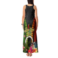 Vanuatu Independence Day Tank Maxi Dress Tugeta Yumi Selebretem Indipendens Dei LT03 - Polynesian Pride