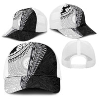Fijian Masi Tattoos Baseball Net Cap with Tapa Tribal Pattern LT03 - Polynesian Pride