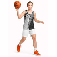 Fijian Masi Tattoos Basketball Jersey with Tapa Tribal Pattern LT03 - Polynesian Pride