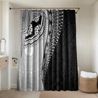 Fijian Masi Tattoos Bathroom Set with Tapa Tribal Pattern - Polynesian Pride