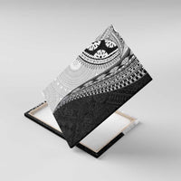 Fijian Masi Tattoos Canvas Wall Art with Tapa Tribal Pattern - Polynesian Pride