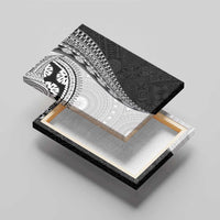 Fijian Masi Tattoos Canvas Wall Art with Tapa Tribal Pattern - Polynesian Pride
