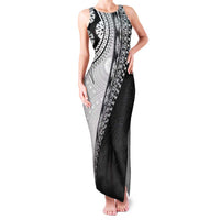 Fijian Masi Tattoos Family Matching Tank Maxi Dress and Hawaiian Shirt with Tapa Tribal Pattern - Polynesian Pride