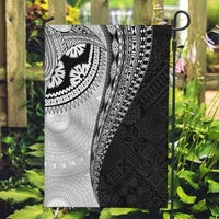 Fijian Masi Tattoos Garden Flag with Tapa Tribal Pattern - Polynesian Pride