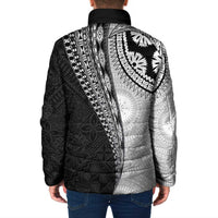 Fijian Masi Tattoos Padded Jacket with Tapa Tribal Pattern LT03 - Polynesian Pride