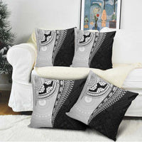 Fijian Masi Tattoos Pillow Cover with Tapa Tribal Pattern - Polynesian Pride