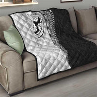 Fijian Masi Tattoos Quilt with Tapa Tribal Pattern - Polynesian Pride