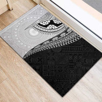 Fijian Masi Tattoos Rubber Doormat with Tapa Tribal Pattern LT03 - Polynesian Pride