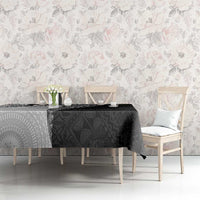 Fijian Masi Tattoos Tablecloth with Tapa Tribal Pattern - Polynesian Pride