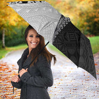 Fijian Masi Tattoos Umbrella with Tapa Tribal Pattern - Polynesian Pride