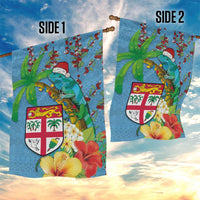 Fijians Iguana Tagimoucia Christmas Garden Flag Christmas Palm Tree and Hibiscus LT03 - Polynesian Pride