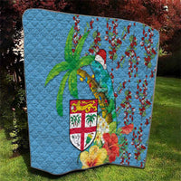 Fijians Iguana Tagimoucia Christmas Quilt Christmas Palm Tree and Hibiscus LT03 - Polynesian Pride