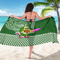 Aloha Avocado Funny Fruits Custom Sarong Mix Hawaiian Kakau Tribal LT03 - Polynesian Pride
