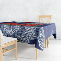Samoan Tapa Tablecloth Ula Fala and Teuila Flower LT03 - Polynesian Pride