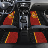 Papua New Guinea Independence Day Car Mats Birds-of-Paradise Melanesian Tattoos Tropical Plants