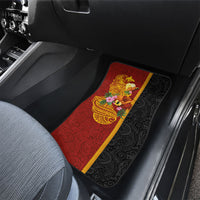 Papua New Guinea Independence Day Car Mats Birds-of-Paradise Melanesian Tattoos Tropical Plants
