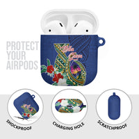 Guam Chamorro AirPods Case Tribal Latte Stone and Seal Artwork Polynesian Patterns