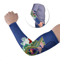 Guam Chamorro Arm Sleeves Tribal Latte Stone and Seal Artwork Polynesian Patterns